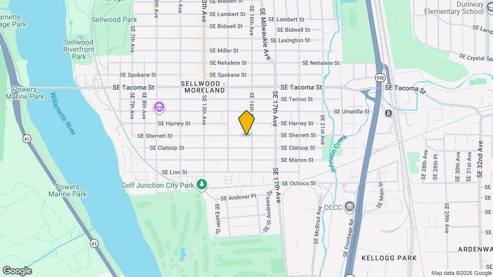 1574 SE Sherrett Street Mapa y Detalles de la Ubicación