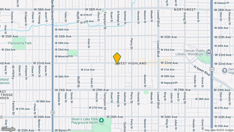 3127 N Raleigh St Mapa y Detalles de la Ubicación