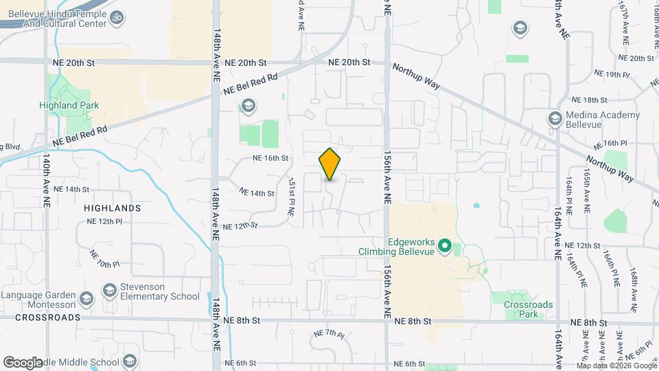 1400 153rd Ave NE Mapa y Detalles de la Ubicación