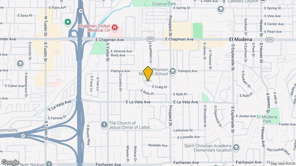 2937 E Craig Dr Map and Location Details