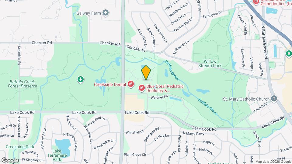 1075 Auburn Ln, Unit 1075 Map and Location Details