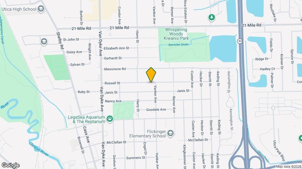 8600 Russell St Mapa y Detalles de la Ubicación