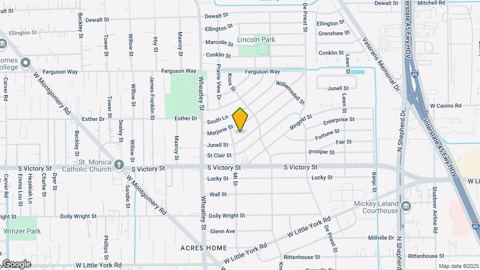 1042 Junell St Map and Location Details