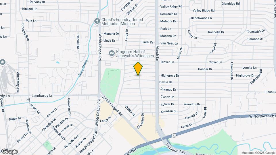 3551 Espanola Dr Map and Location Details