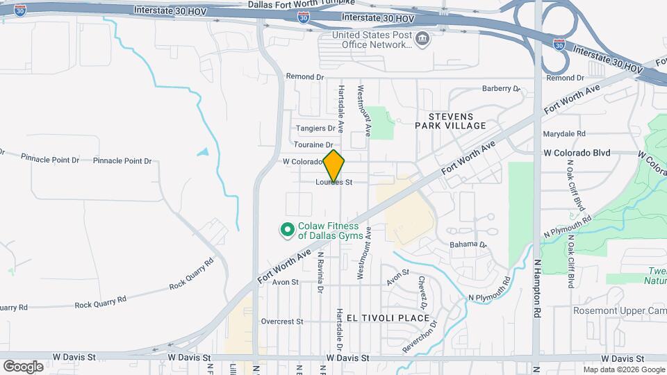 2910 Lourdes St Map and Location Details