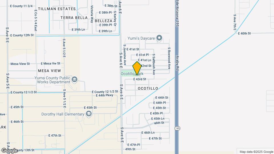 6162 E 43rd St Mapa y Detalles de la Ubicación