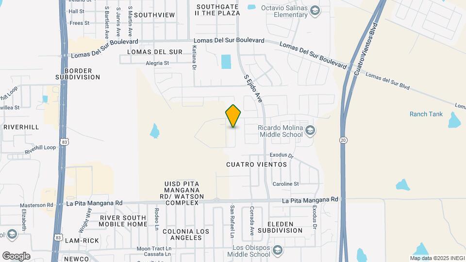 4214 Gavilan Dr Map and Location Details