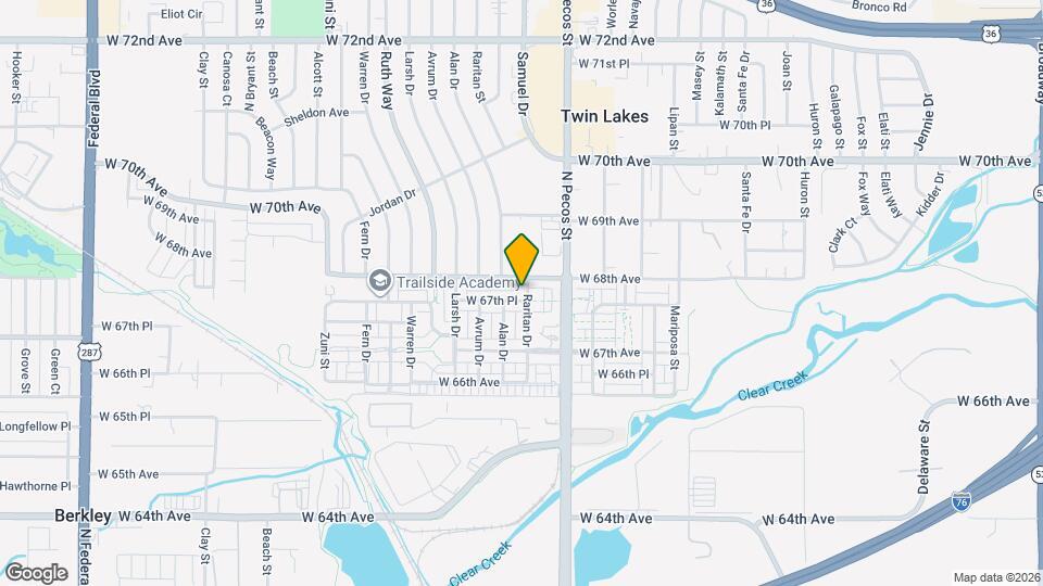6771 Raritan Dr Map and Location Details