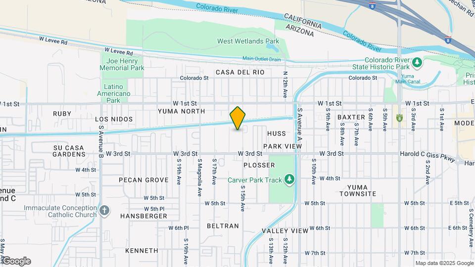 242 S 15th Ave Map and Location Details
