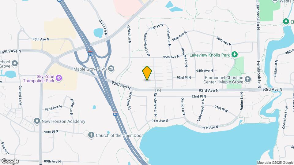 9335 Ranchview Ln N Mapa y Detalles de la Ubicación
