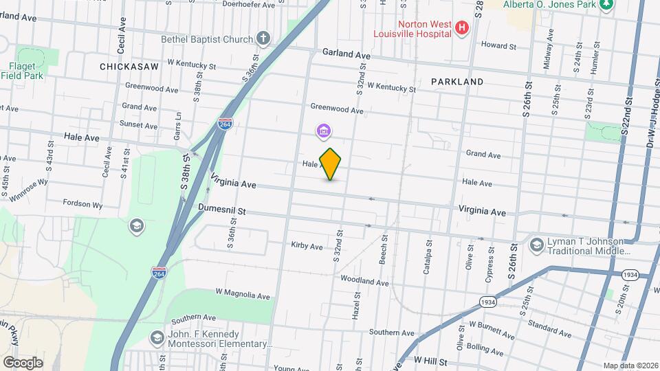 3215 Virginia Ave Map and Location Details