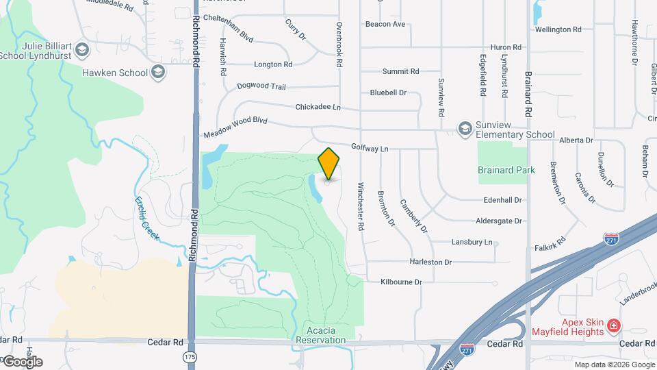 612 Acacia Cir Map and Location Details