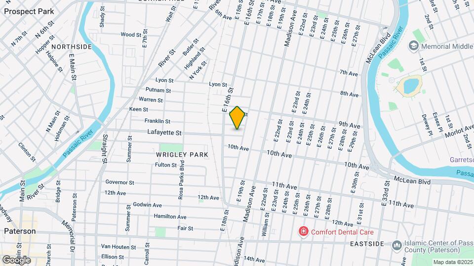 255 Lafayette St Map and Location Details