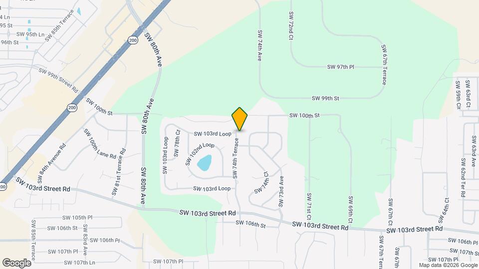 10061 SW 74th Terrace Map and Location Details