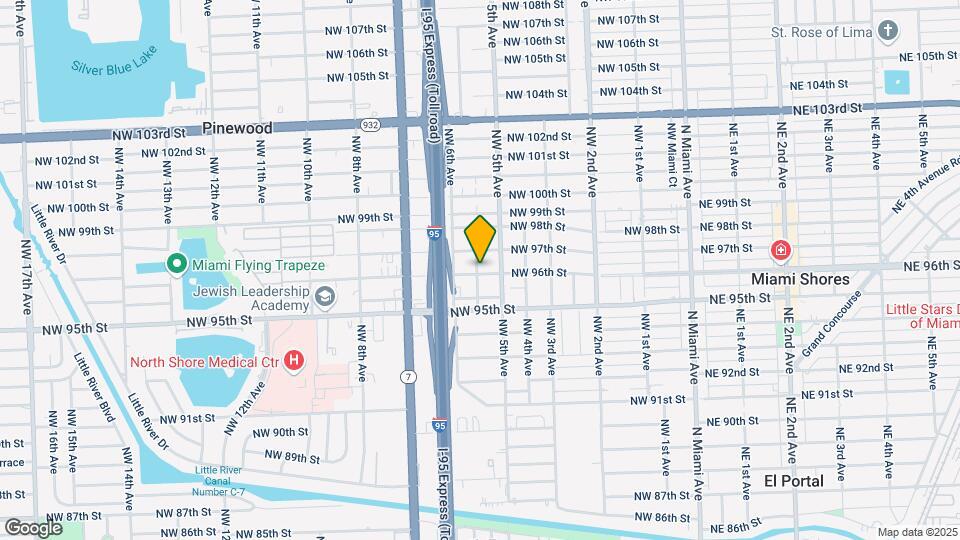 543 NW 96th St Map and Location Details