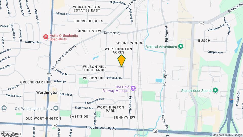 1165 Eastfield Rd Map and Location Details