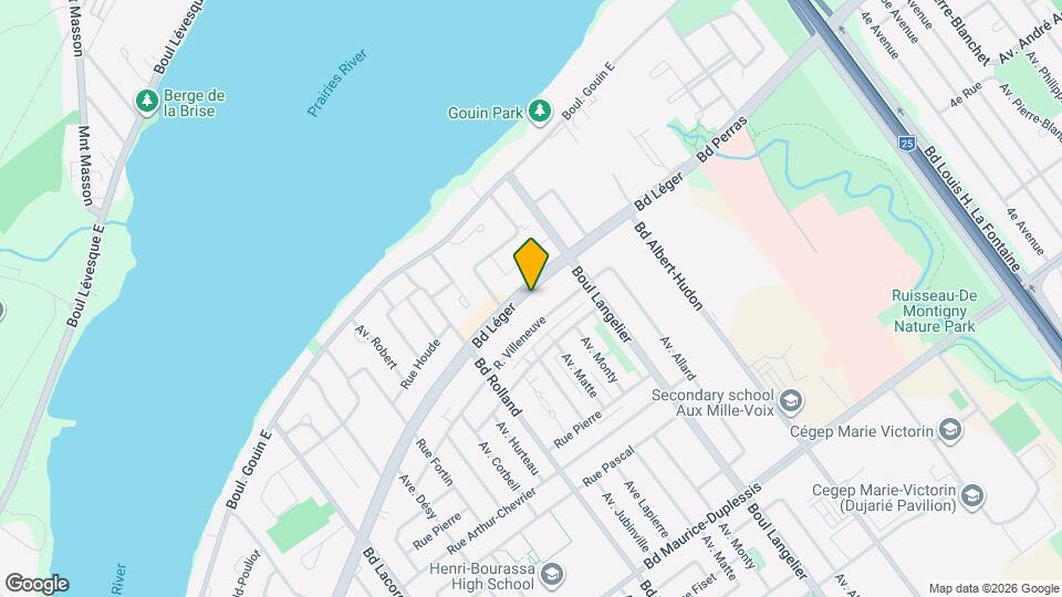 6390 Léger Boul Map and Location Details