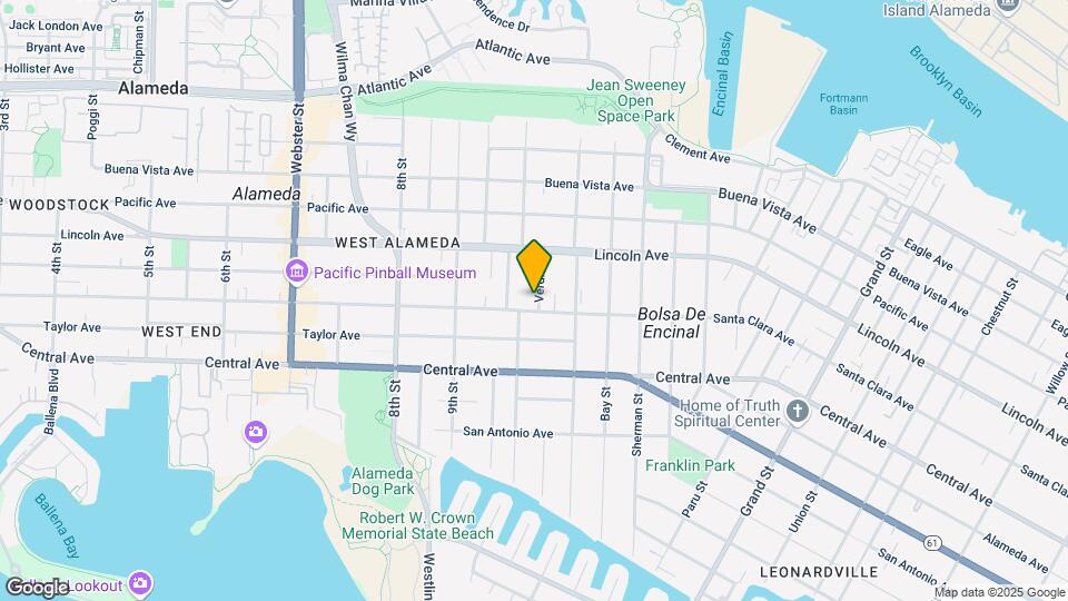 1023 Santa Clara Ave Mapa y Detalles de la Ubicación