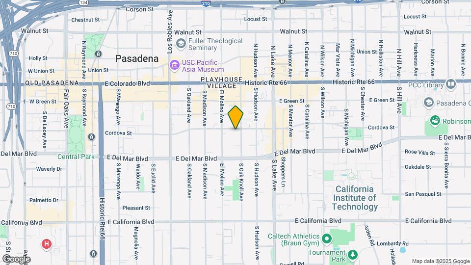 201 S Oak Knoll Ave Map and Location Details