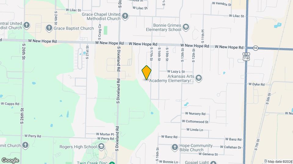 2002 S 17th St Map and Location Details