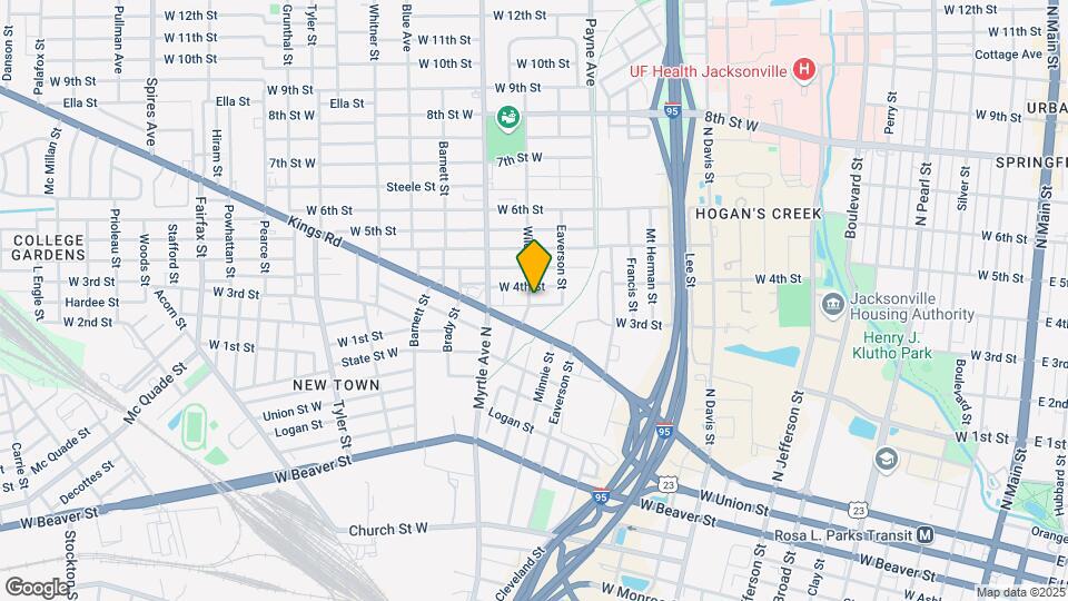 1187 W 3rd St Map and Location Details