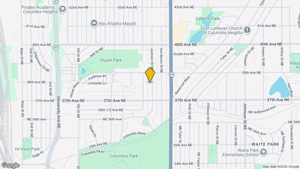 3820 Jackson St NE Mapa y Detalles de la Ubicación