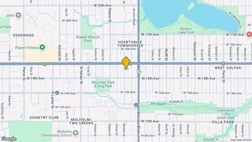 1452 Benton St Map and Location Details