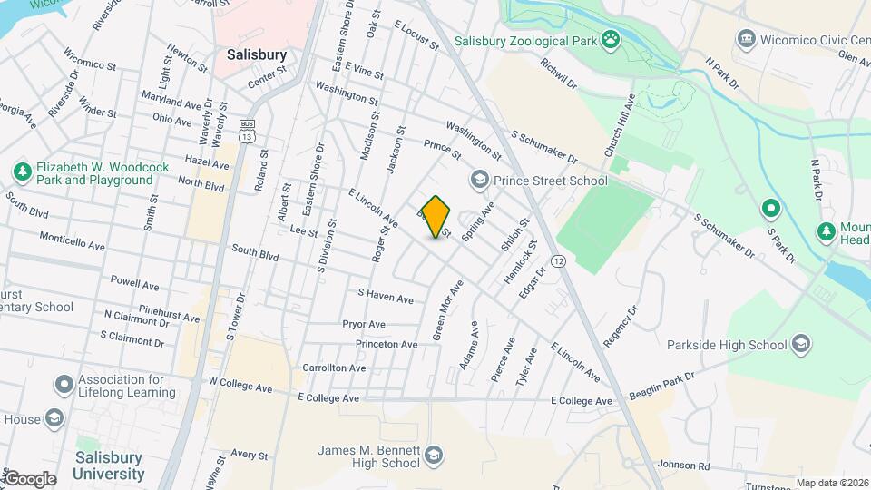 427 E Lincoln Ave Map and Location Details