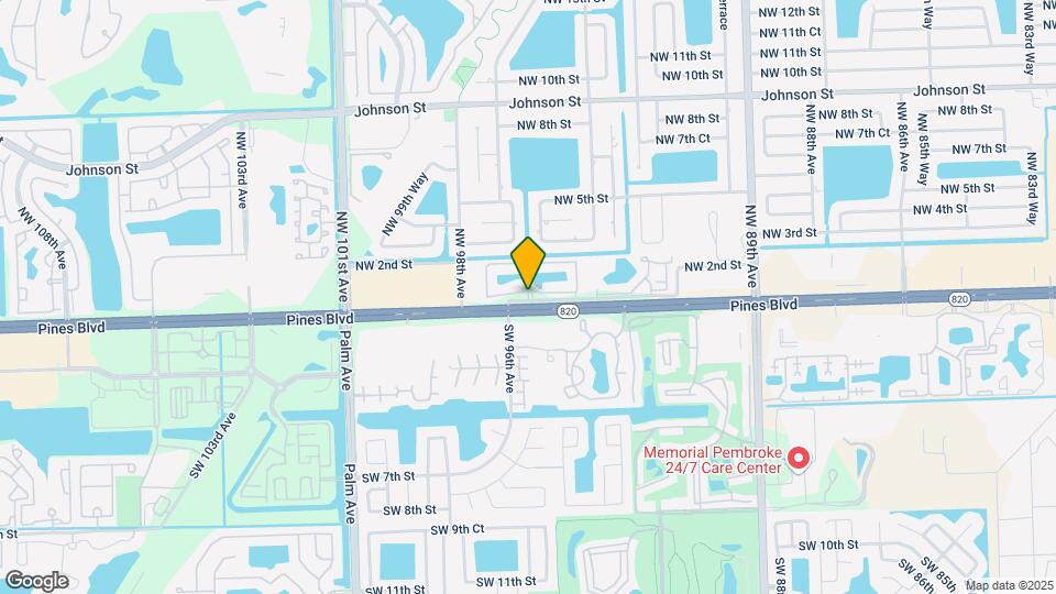9625 NW 1st Ct, Unit 103 Map and Location Details