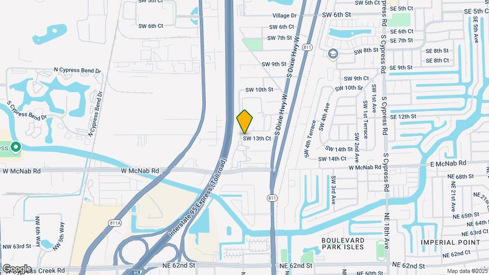 853 SW 13th Ct, Unit A8 Map and Location Details