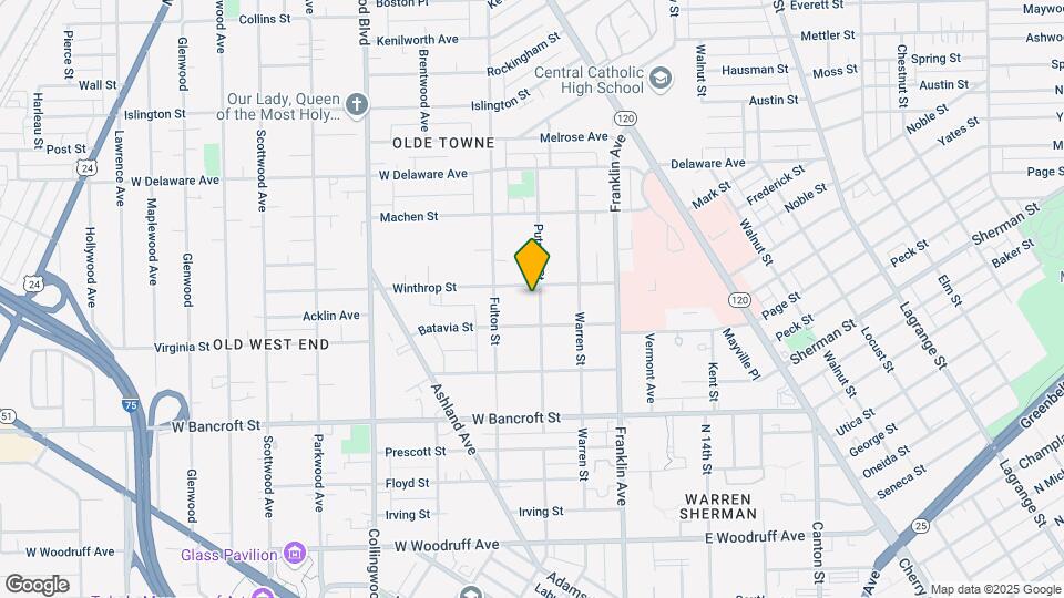 2327 Putnam St Map and Location Details