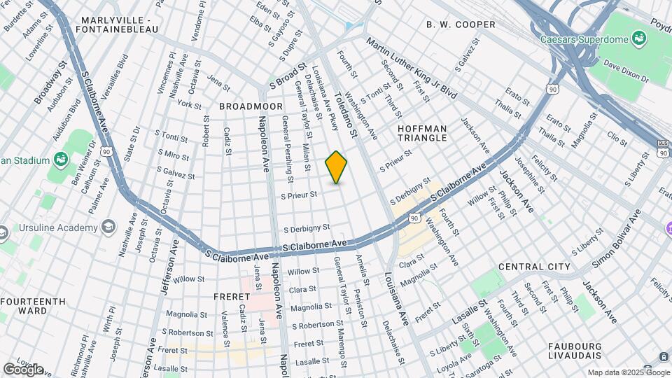 3302 Delachaise St Map and Location Details