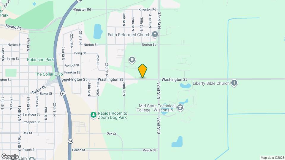 3012 Washington St Map and Location Details