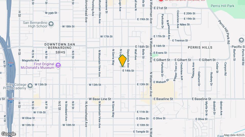 1413 Lugo Ave Map and Location Details