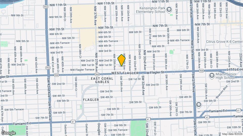 3423 NW Flagler Terrace Map and Location Details