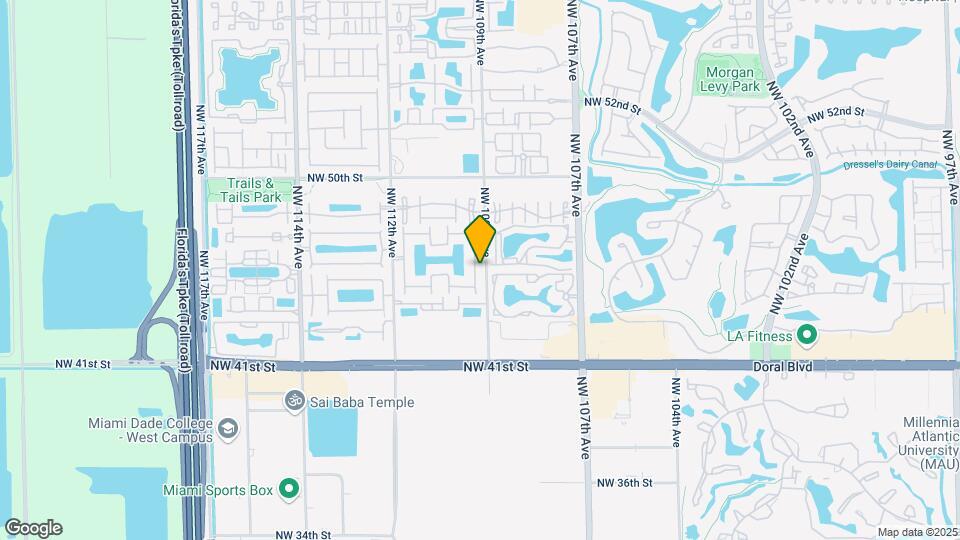 4533 NW 109th Ct Map and Location Details