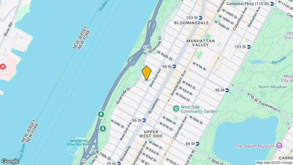 305 W 91st St Map and Location Details
