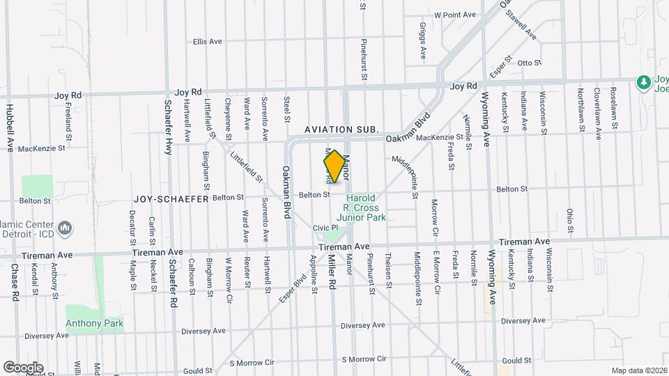 8210 Meyers Rd Map and Location Details