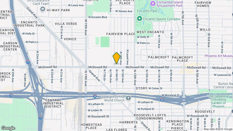 Fairview Mapa y Detalles de la Ubicación