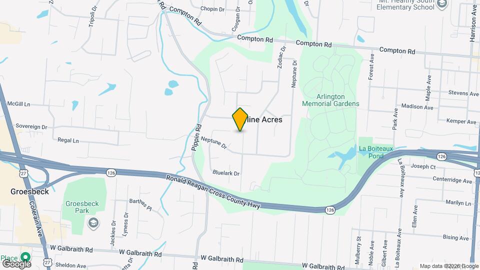 8585 Sunlight Dr Map and Location Details