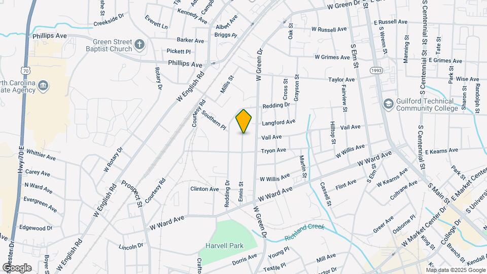 329 Ennis St Map and Location Details