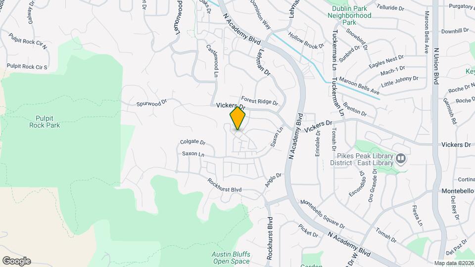 5701 Pepperdine Point Map and Location Details