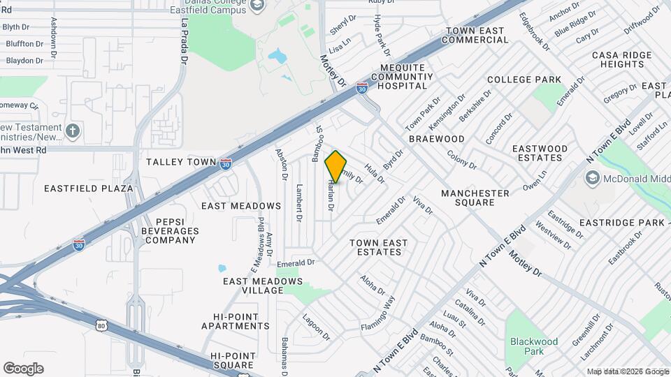3002 Harlan Dr Map and Location Details