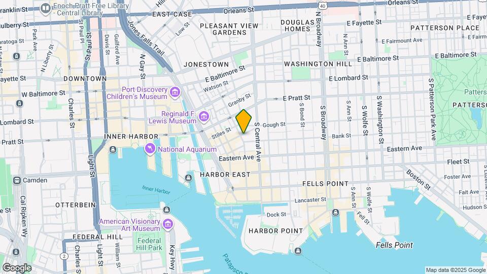 307 S Exeter St Map and Location Details