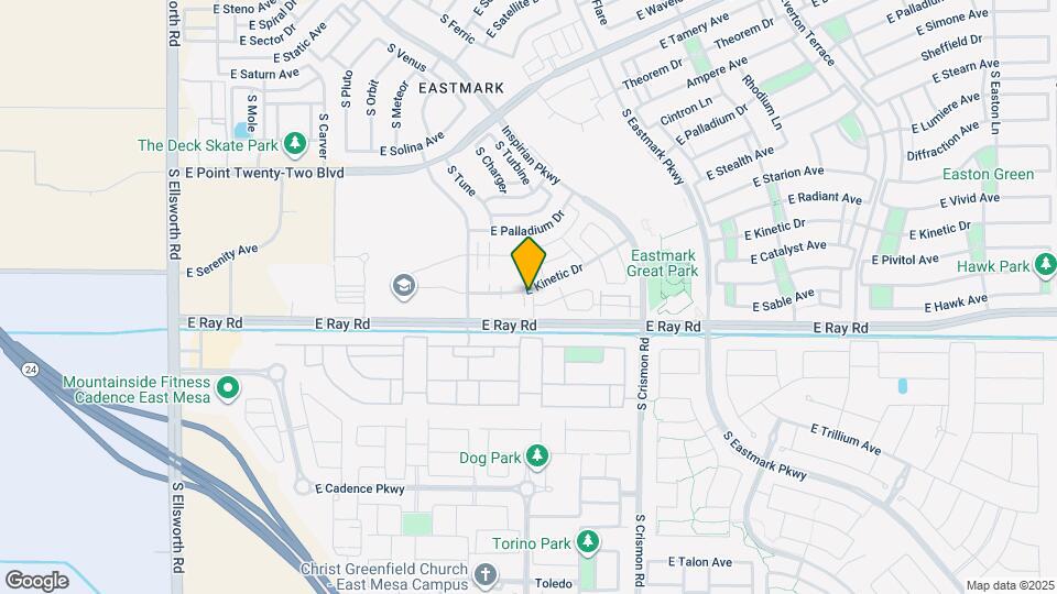 9829 E Kinetic Dr Map and Location Details