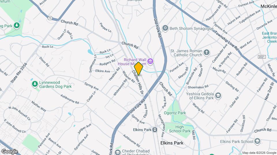 625 Chelten Hills Dr Map and Location Details