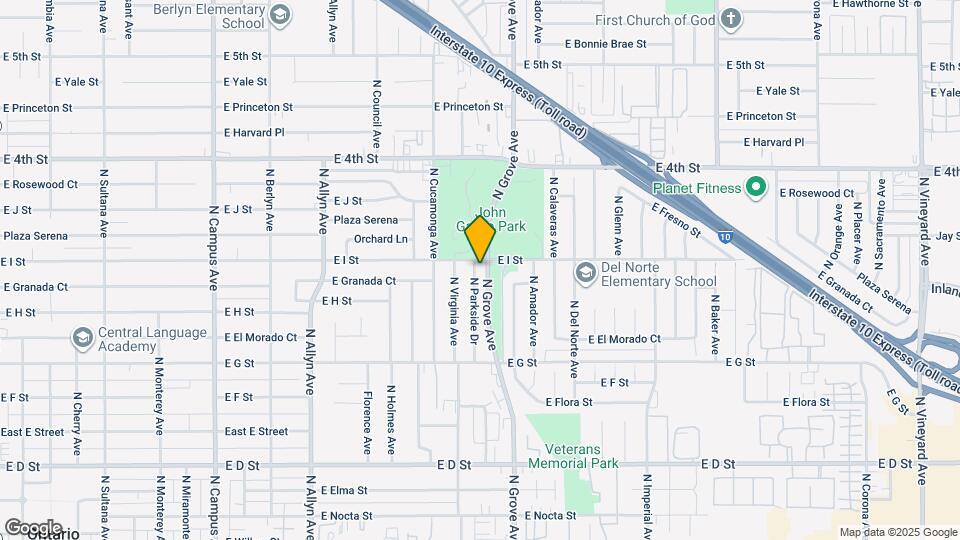 852 N Parkside Dr Map and Location Details