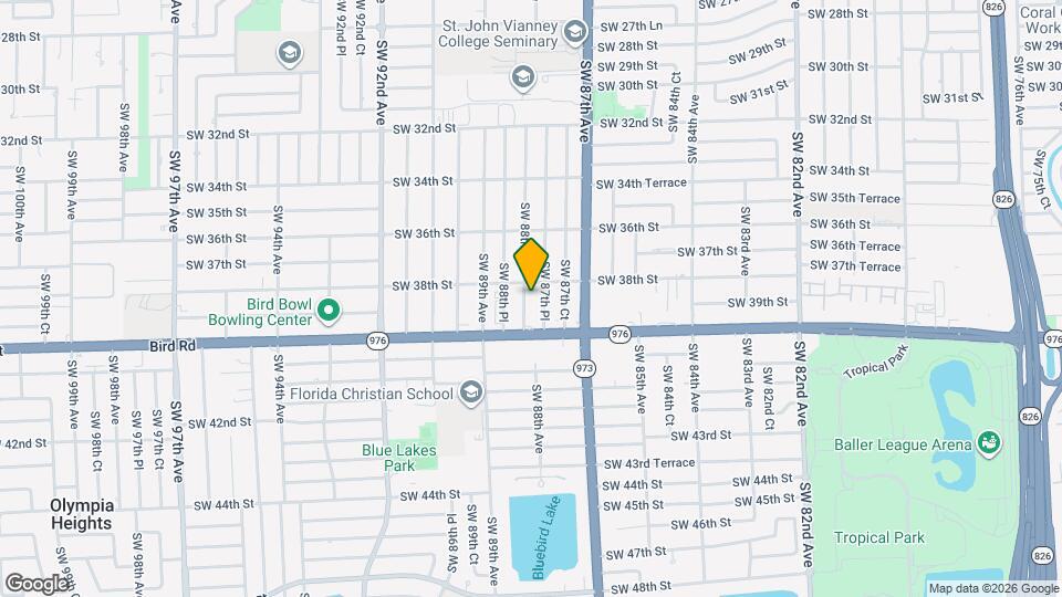 3827 SW 88th Ct Map and Location Details
