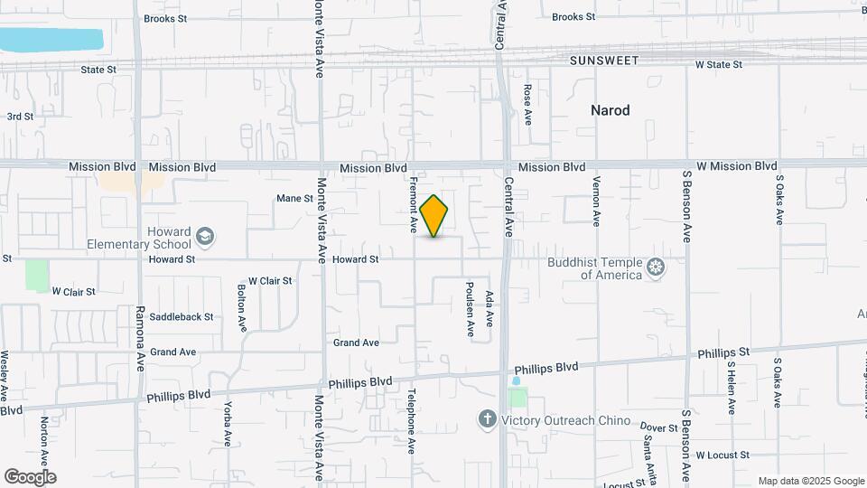 5131 Merle St Map and Location Details