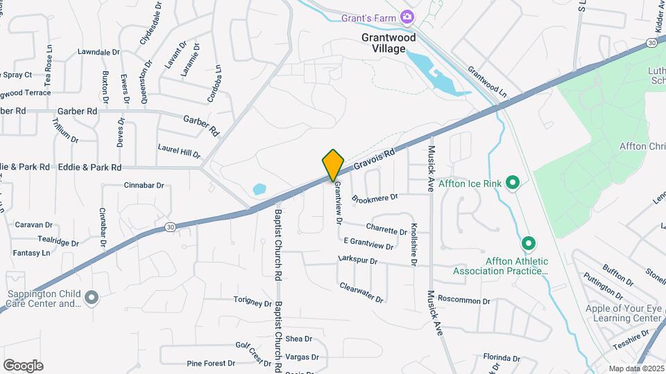 9715 Grantview Dr Map and Location Details